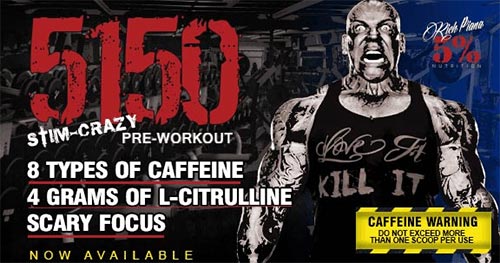 5150 Pre-Workout 375 gr 5% Nutrition 