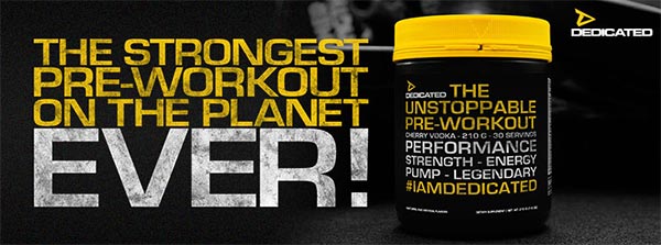 Unbeatable Pre-Workout 425 gr Dedicated