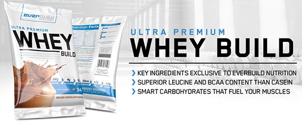 Ultra Premium Whey Build 34 gr Everbuild Nutrition 
