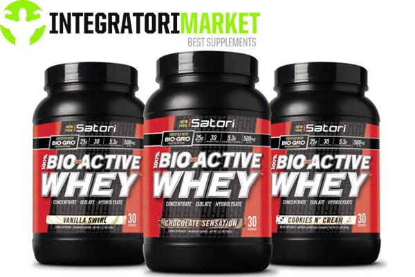 Isatori Bio-Active Whey, proteine del siero per aumentare la massa muscolare