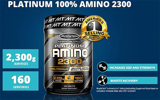 Amino 2300 100% Platinum 320 cps Muscletech