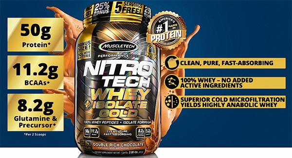 Nitro-Tech Whey Isolate Gold 1,8Kg Muscletech