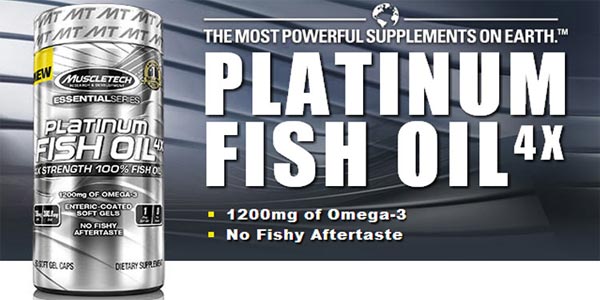 Platinum Fish Oil 4x 60 cps Muscletech