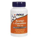 Acetyl L-Carnitina 500 mg 50 cps Now Food