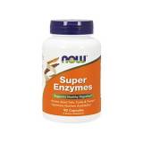 Super Enzymes Capsules 90cps now foods