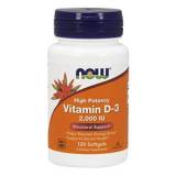 Vitamina D3 2000IU 120softgels Now Food