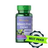 Bilberry 4:1 Extract 1000mg 90cps puritan's pride