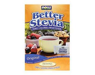 Stevia Dolcificante 100 bustine da 1gr now foods