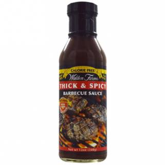 Barbecue Sauce Thick 'N Spicy 340gr Walden Farms