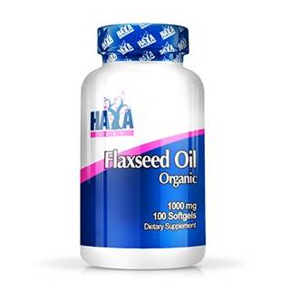 Flax Seed Oil Organic 100 cps Haya Labs
