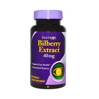 Bilberry Extract 40mg 60cps Natrol