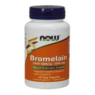 Bromelain 500 mg 60 cps Now Food