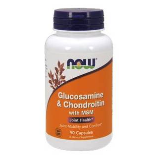 Glucosamina + Conodroitina + MSM 90 cps Now Food