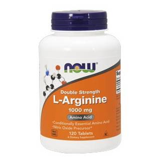 L-Arginine 1000 mg 120 cps Now Food