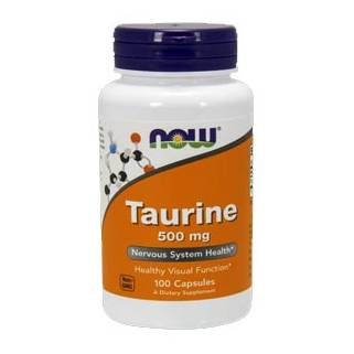 Taurine 500 mg 100 cps Now Food