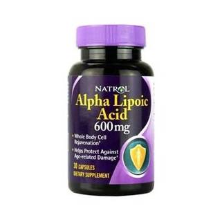 Alpha Lipoic Acid 600 mg 30 cps Natrol