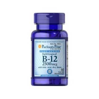 Vitamin B12 2500 mcg Sublingual 60cps Puritan’s Pride