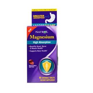 Magnesium 125 mg 60 Chewables Natrol