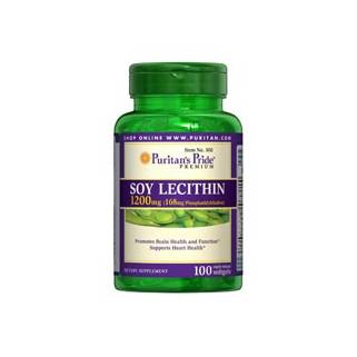 Soy Lecithin 1200 mg 100 cps Puritan’s Pride