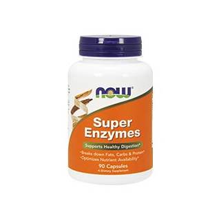 Super Enzymes Capsules 90cps now foods
