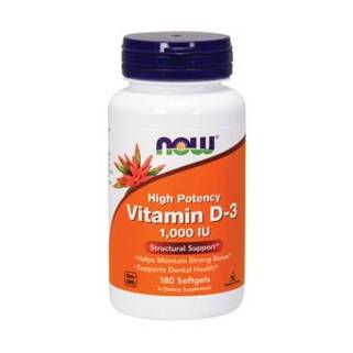 Vitamin D3 1000 IU 180cps Now Food