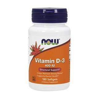 Vitamin D3 400 IU 180 cps Now Foods