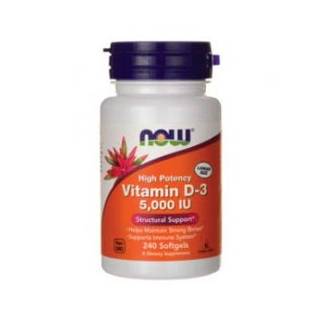 Vitamin D3 5000 IU 240 cps Now Foods