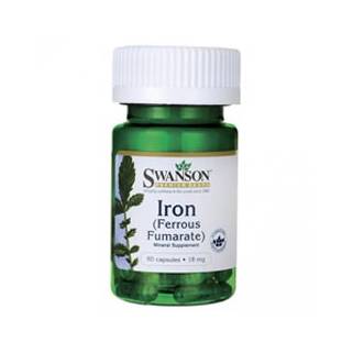 Iron Ferrous Fumarate 18mg 60cps Swanson