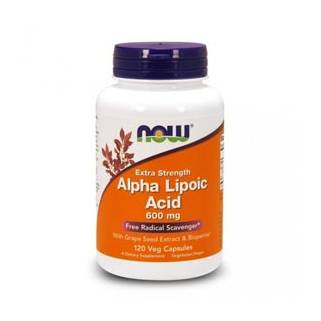 Alpha Lipoic Acid 600 mg 120 cps Now Food