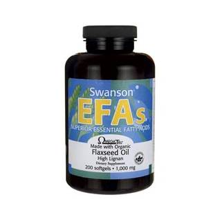 EFAs Flexseed Oil 100cps Swanson