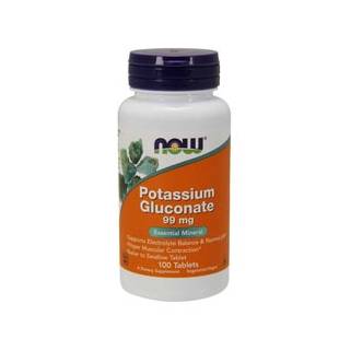 Potassio Gluconato 99 mg 100 tab Now Foods