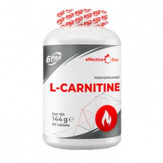 Effective L-Carnitine 90Tab 6pak nutrition