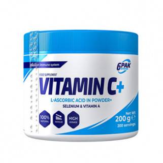 100% Vitamina C Plus 200gr 6PAK Nutrition