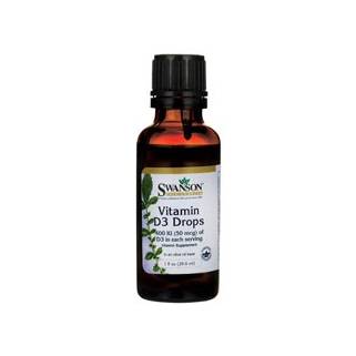 Vitamin D3 Drops 400IU 29,6ml Swanson