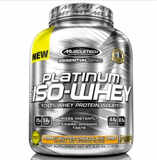 Platinum 100% Iso Whey 1,5Kg Muscletech